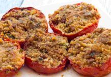 La dieta prevede le verdure tutti i giorni a pranzo e cena, io preparo i peperoni in questo modo e posso mangiarli anche il giorno dopo Peperoni al gratin