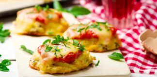 Pizzette di cavolfiore alla sorrentina