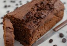 Plumcake al cacao in friggitrice ad aria
