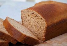 Plumcake albumi e noci