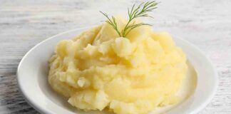 Purè di patate con provola filante