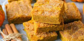 Quadrotti alla zucca senza uova e burro Ricetta Sprint