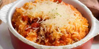 Riso avanzato cotto al forno - RicettaSprint