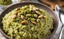 Risotto con pesto di pistacchio - RicettaSprint