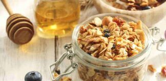 Snack frutta secca e miele