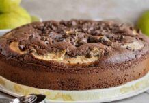 Torta cioccolato e pere Ricetta Sprint