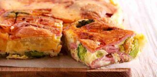 Torta con broccoli prosciutto e provola Ricetta Sprint