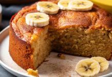 Torta d’avena con banane e yogurt: dimentica farina, burro, uova e zucchero, niente di più per una colazione dietetica irresistibile! Torta d'avena con banane e yogurt