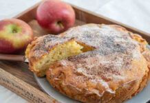 Torta di mele della nonna senza zucchero