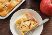 Basta una sola fetta di questa torta per essere di buon umore, non sporchi nulla e metti tutto in forno Torta mele e mascarpone - RicettaSprint