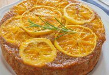 Torta rovesciata all'arancia senza glutine e senza lattosio Ricetta Sprint