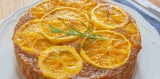Torta rovesciata all'arancia senza glutine e senza lattosio Ricetta Sprint