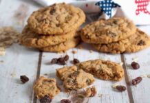 Ancora avanzi delle feste che girano per casa, questa volta ho fatto i crumbl cookies: me li hanno finiti subito
