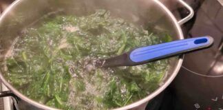 Spinaci acqua cottura
