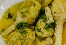 Carciofi al limone in padella