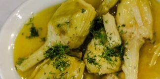 Carciofi al limone in padella