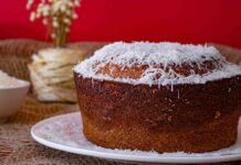 Ciambellone al cocco ripieno di marmellata Ricetta Sprint
