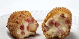 Crocchette di ricotta e prosciutto