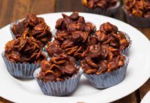 Dolcetti di cerali al cioccolato