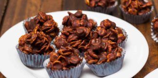 Dolcetti di cerali al cioccolato