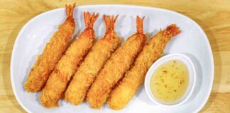 Gamberi in tempura