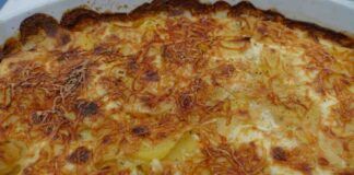 Gratin di patate cremose