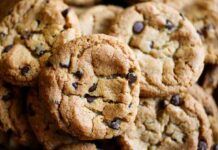 I cookie americani cotti in friggitrice ad aria