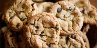 I cookie americani cotti in friggitrice ad aria