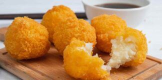 Mozzarelline fritte in friggitrice ad aria