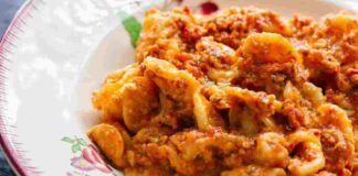 Orecchiette sciuè sciuè
