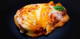 Parmigiana di zucca tutto a crudo
