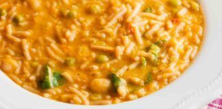 Pasta e patate con crema di fagioli cannellini