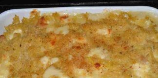 Pasta e patate in forno