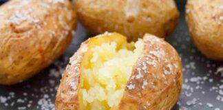 Patate forno sale di Ibiza