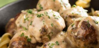Polpette con crema di funghi Ricetta Sprint