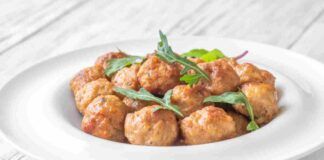 Polpette con la carne bianca