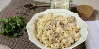 Risotto ai funghi lampo