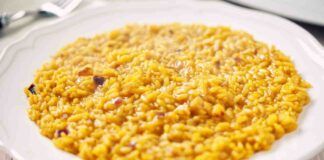 Risotto allo zafferano lightRisotto allo zafferano light
