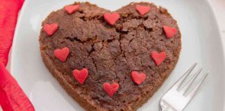 Torta al cioccolato veloce per San Valentino