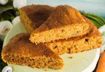 Torta di mandorle e carote