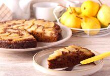 Torta di pere rovesciata al cioccolato Ricetta Sprint