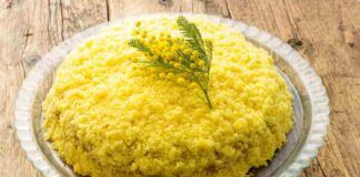 Torta mimosa all'arancia