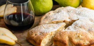 Torta morbida di pere e ricotta
