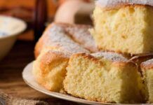 Torta nuvola senza farina