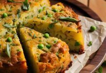 Altro che zuppa di patate e piselli, cucinali così e tutti li mangeranno senza protestare Torta salata di patate e piselli - RicettaSprint