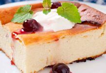 Torta senza farina light in friggitrice ad aria