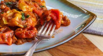 Invece delle solite lasagne, ho preferito i tortellini, anche mio marito ha subito fatto il bis