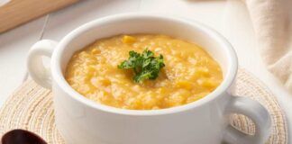 Zuppa di porridge e fagioli