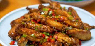 ali di pollo laccate