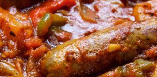 caponata peperoni e salsiccia ricettasprint